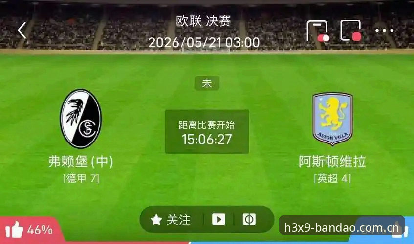 5大看点见证维拉30年冠军荒终结：欧联杯3-0完胜弗赖堡的深度解析